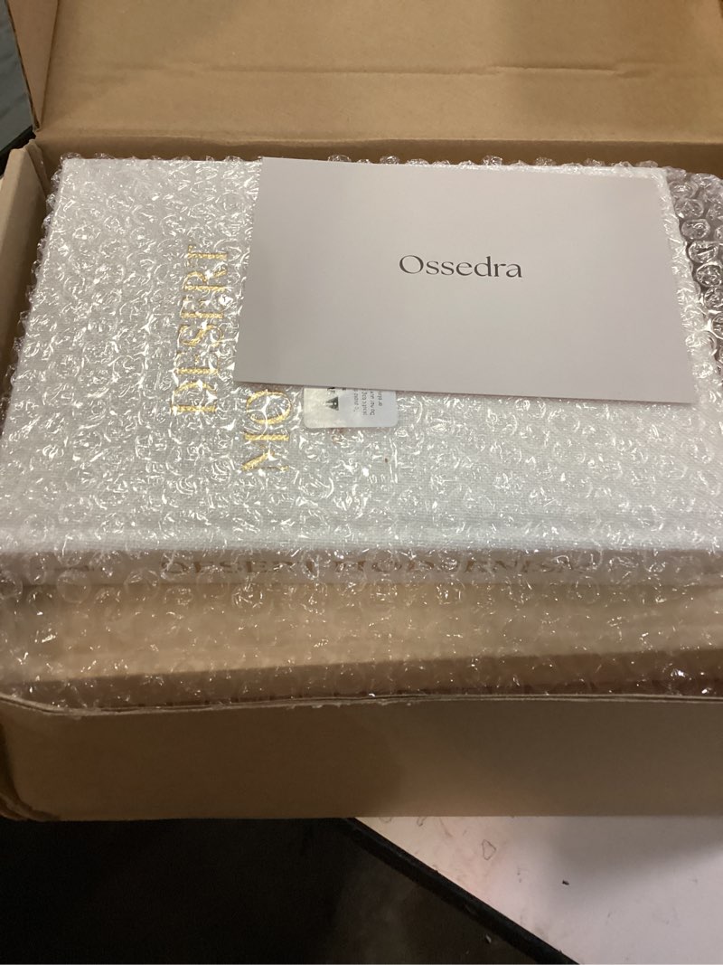 Condition photo showing New/Like New for Ossedra Decorative Books for Home Decor - Set of 3 Real Linen Hardcover Books with Blank Pages - Modern Farmhouse Coffee Table Decor, Shelf & Entryway Styling Accent (Neutral Tones)