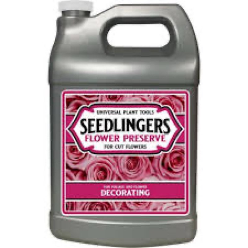 seedlingers flower preserve gallon concentrate bottle