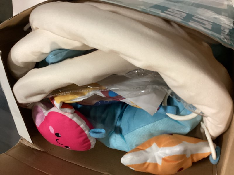 Condition photo showing Good Condition for Baby Play Mat, Whale Tummy Time Mat with Toys, Baby Activity Gym for Infants 0–12 Months – 100% Cotton Sensory Floor Mat for Boys & Girls