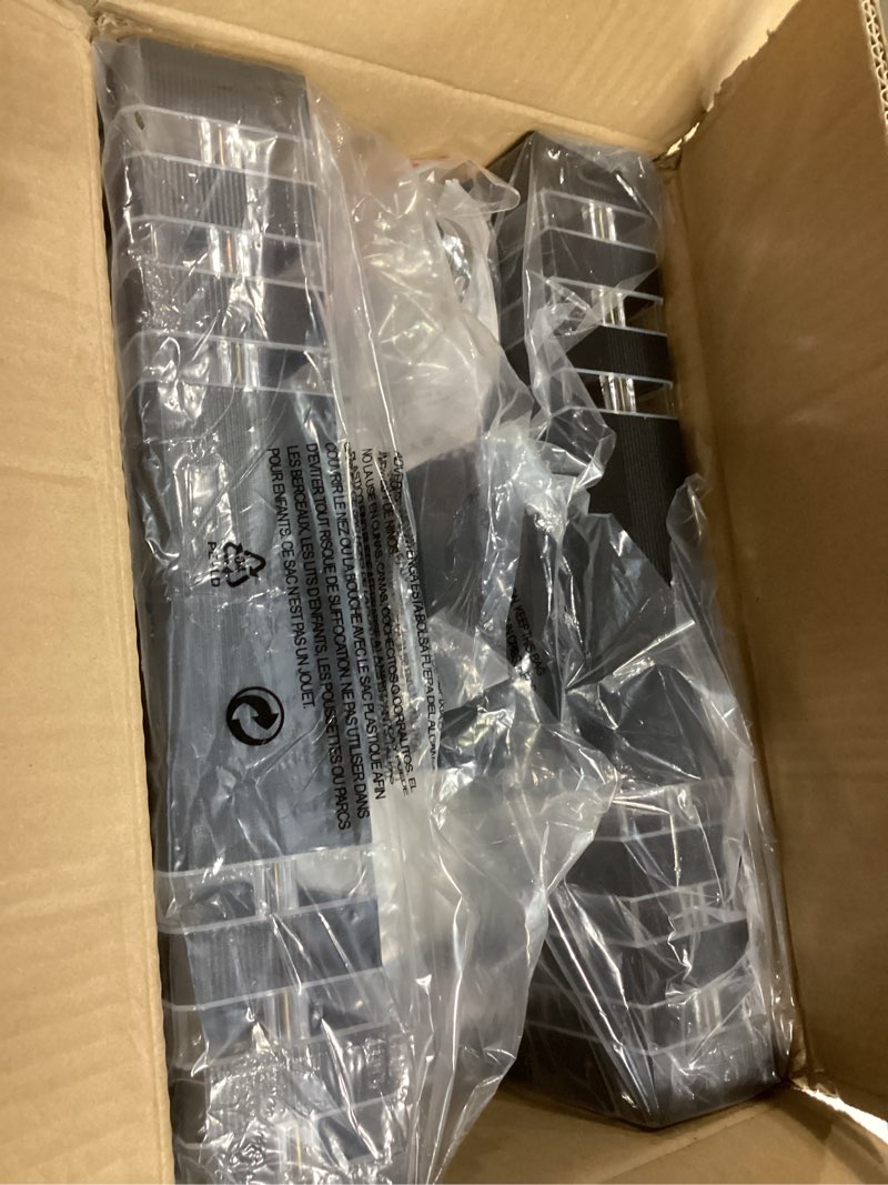 Condition photo showing New/Like New for Dusk to Dawn Outdoor Lighting 4 Pack, 3000K Warm White Porch Lights Outdoor for Patio Waterproof Exterior Light Fixture Sconce for House Hallway Garden Corridor Black 3 Layer-4 Pack