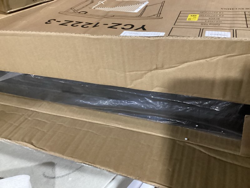 Condition photo showing Good Condition for 6 Feet Foldable Table with Built in Handle & Steel Legs | 6FT Heavy Duty Folding Portable | Perfect for Party, Dining, Wedding, Events, Picnic Indoor, Outdoor, Camping, Utility, Folding - 6 Foot