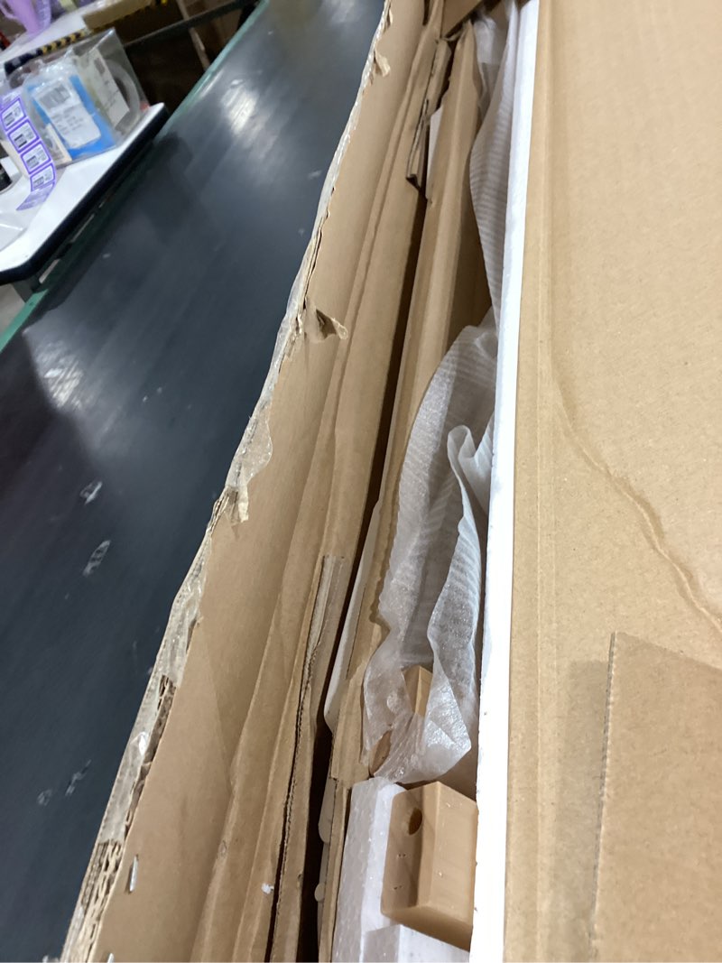 Condition photo showing Good Condition for dream on me carson classic 3-in-1 convertible full-size baby crib in barnwood natural, greenguard gold & bsa, 4 mattress heights, converts to day & toddler bed, locking wheels, classic nursery design