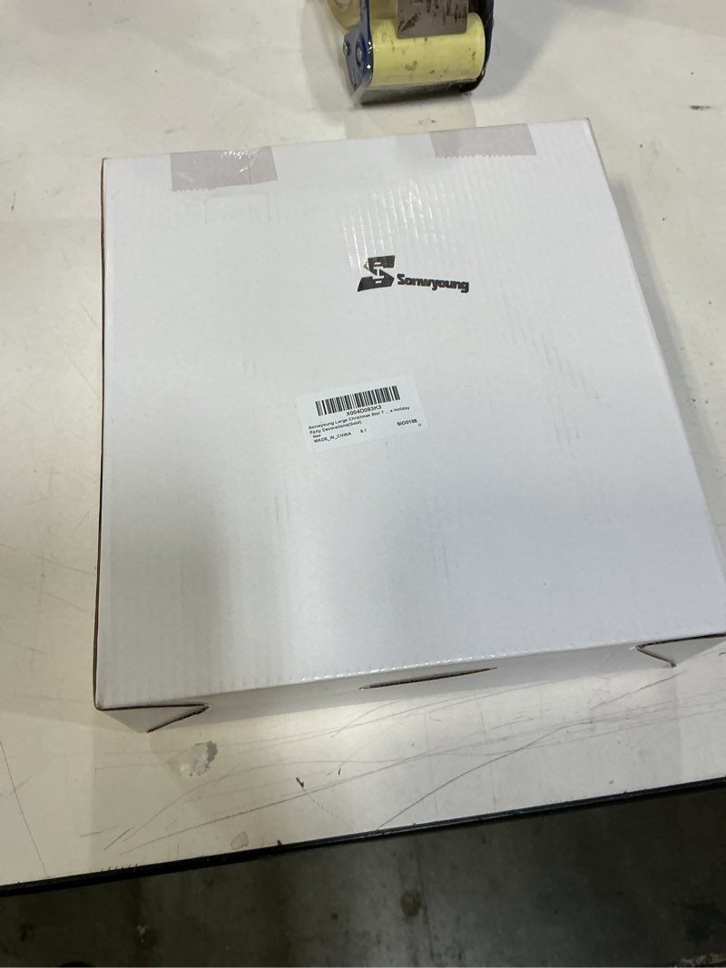 Condition photo showing New/Like New for Large Christmas Star Tree Topper with 20 LED Lights 12.5 Inch Star Tree Topper Glitter Sparkle Xmas Treetop Ornament for Home Holiday Party Decorations(Gold) Golden