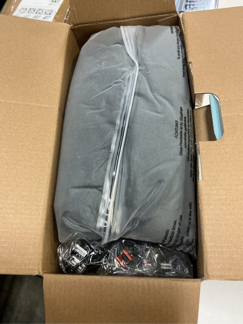 Condition photo showing Good Condition for cordless heated blanket with hood, rechargeable wearable heated blanket battery powered with 20000 mah battery, 9 heating zones, 3 levels, portable heated throw blanket, camping (68 in x 36 in)