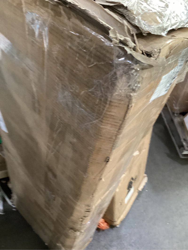 Condition photo showing As Is for  Missing parts *L-Shaped Bar Unit, 3 Tier Liquor Bar Table with Wine Glasses Holder