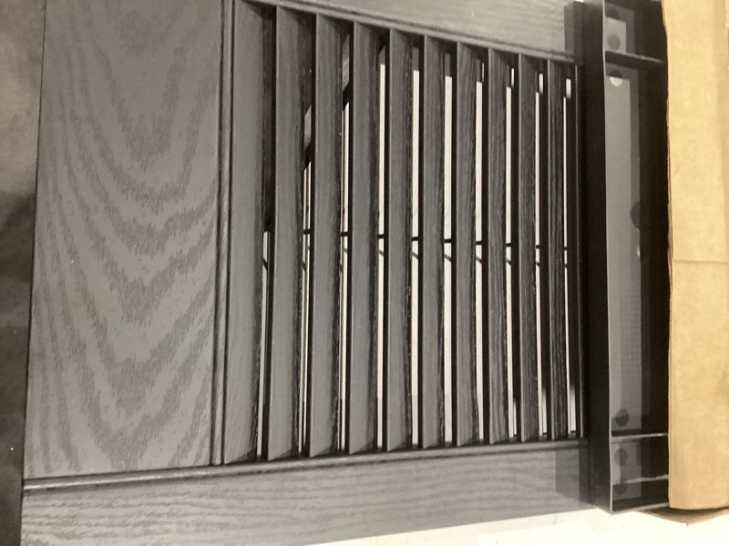 mid america 00011448002 standard size cathedral top center mullion, open louver vinyl shutter, w/installation shutter-lok's & matching screws (per pair), 002, 14 1/2"w x 48"h, black 14.5-in. w x 48-in. h 002 - black