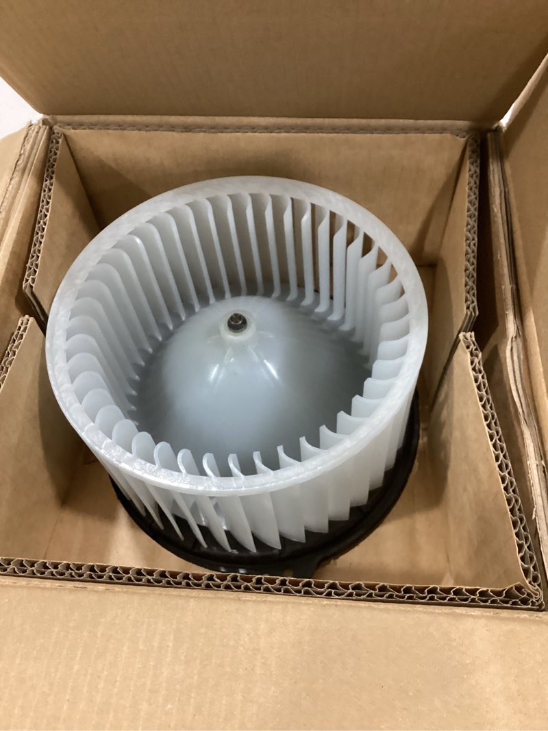 Condition photo showing Good Condition for ac blower motor replacement for 2011 2012 2013 2014 2015 2016 2017 2018 2019 2020 kia sorento optima cadenza sedona hyundai santa fe elantra, hvac heater blower motor fan assembly front, 700258