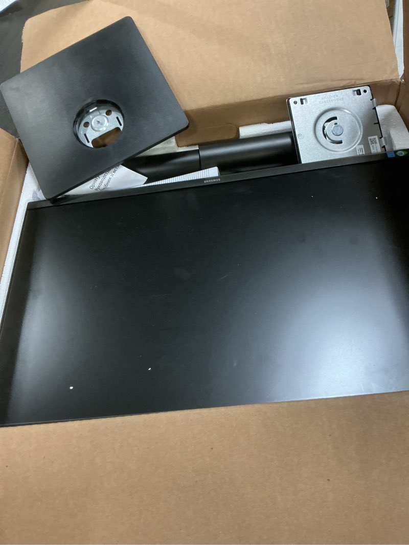 Condition photo showing Good Condition for samsung 24” (s40gd) borderless business monitor with ips panel, 100hz refresh rate, eye saver mode, ergonomic design, game picture mode, ls24d402ganxgo, 3 yr warranty 24-inch without speaker