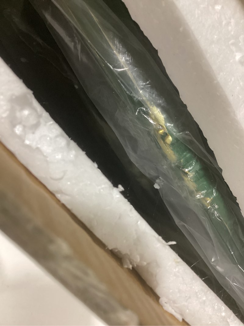 Condition photo showing Good Condition for SIMON'S SHOP 11x14 Picture Frame in Moss Green with Gold Accents, Vintage Picture Frames 11x14 with Mat for 8x10 Image, Gallery Wall and Tabletop Display Poster Frame 11x14 Moss Green