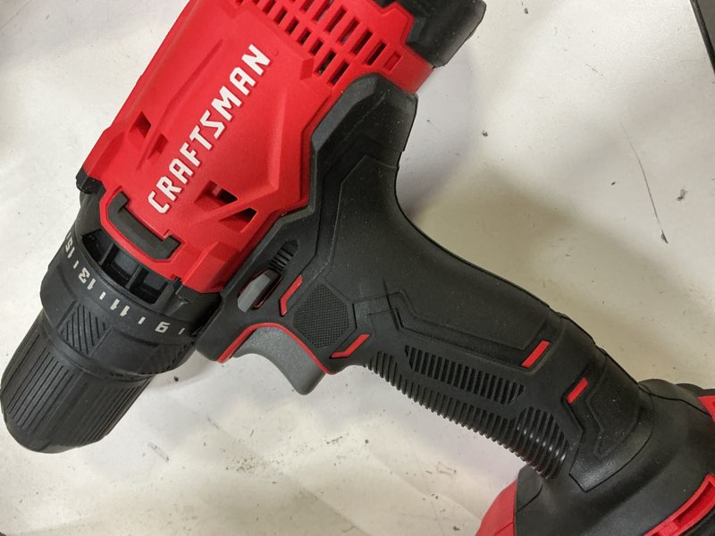 Condition photo showing Good Condition for craftsman v20 1/2 in. brushed cordless drill kit (battery & charger)