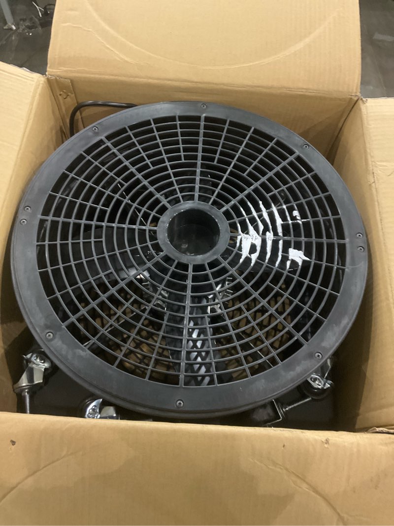 Condition photo showing As Is for 1.5 HP Inflatable Tube Man Air Blower Fan (18''Diameter) for Wacky Waving Dancing Guy Outdoor Decoration Advertising Business Promotion