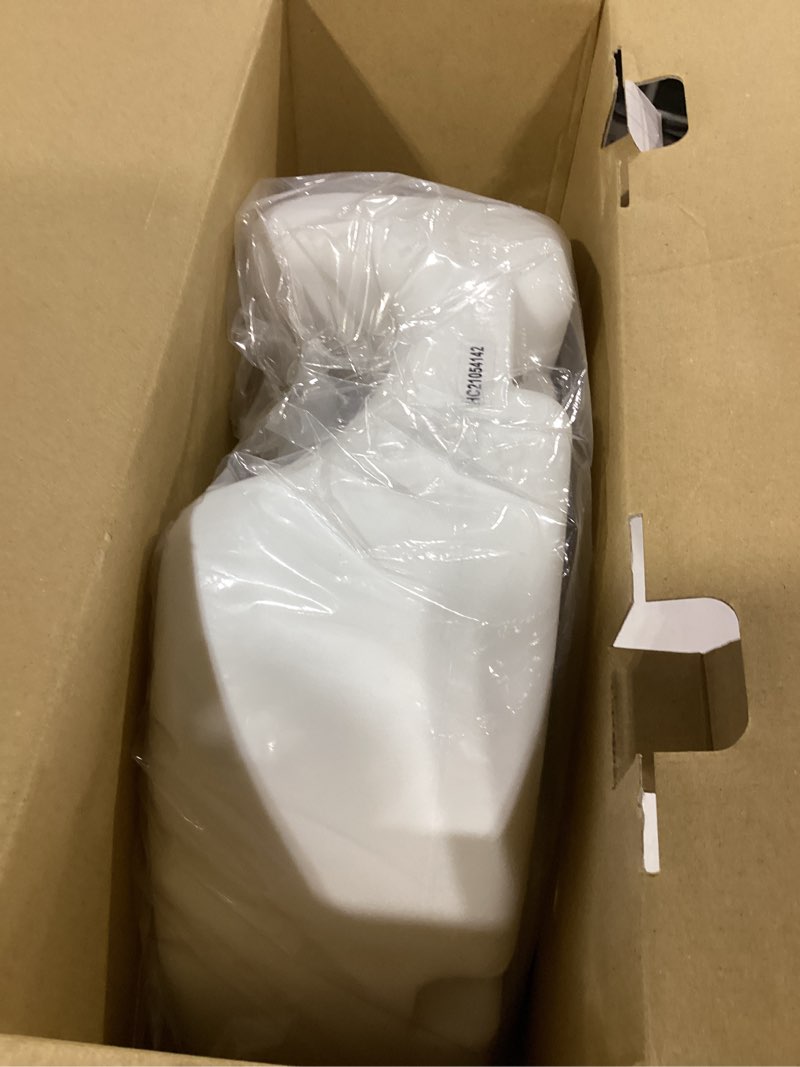 Condition photo showing As Is for pcp 5" elevated toilet seat, universal fit, tall profile rise height lift, tightening stability lock, portable bath safety commode support
