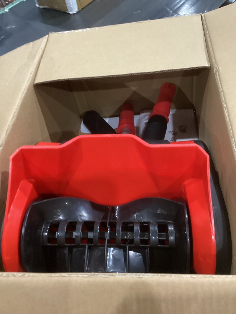 Condition photo showing Good Condition for Cordless Snow Shovel Compatible with Milwaukee 18V Battery, 12" Electric Snow Blower with 20FT Max Throw & Adjustable Handle & Safety Switch, Snow Thrower for Driveway, Deck, Patio, Steps (Tool Only) Red