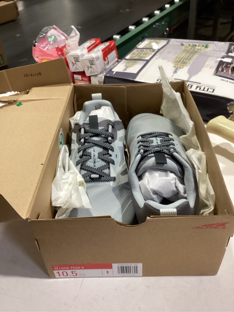 Condition photo showing New/Like New for ALTRA Men's Lone Peak 9 Trail Running Shoe 10.5 Gray