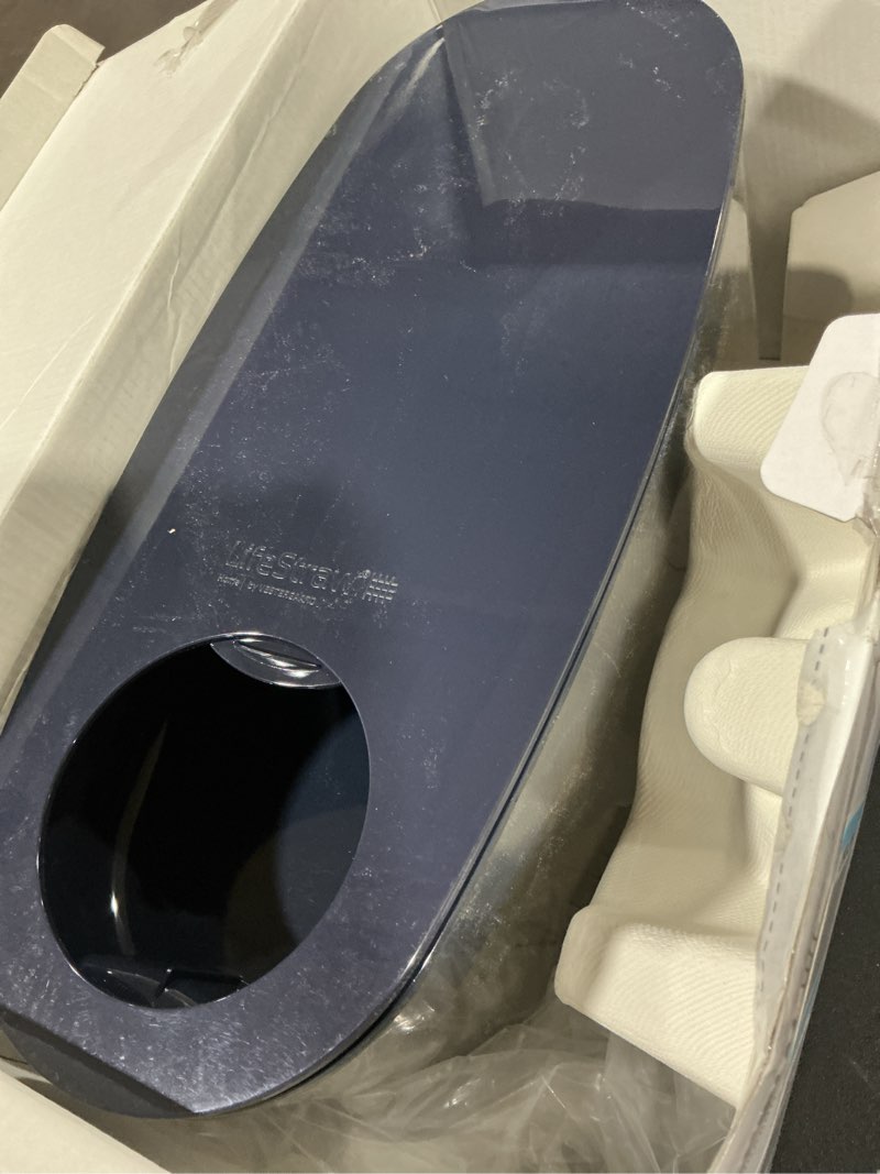 Condition photo showing Good Condition for LifeStraw Home– Water Filter Dispenser, 18-Cup, Midnight Blue, BPA Free for Protection Against tap Water contaminants Including Bacteria, parasites, microplastics, Lead, Mercury, and Other Chemicals Midnight Blue 18-Cup