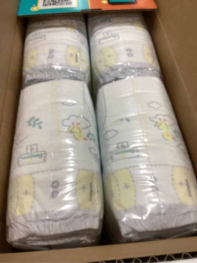 Condition photo showing Good Condition for Pampers Swaddlers Diapers, Size 4 (15-34 lbs), 120 Count, Absorbent, Keeps Baby Dry and Comfortable, Skin Safe Disposable Baby Diaper (Packaging May Vary) Size 4 120