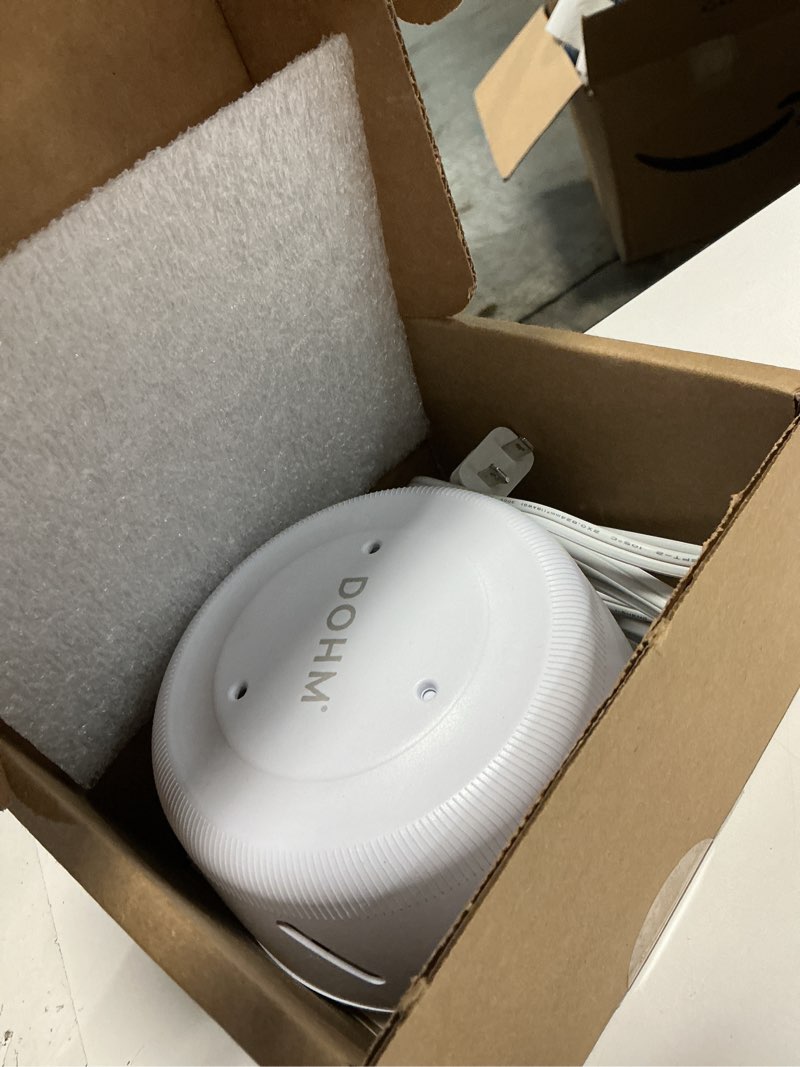 Condition photo showing Good Condition for Yogasleep Dohm Uno White Noise Sound Machine, Real Fan Inside for Non-Looping White Noise, Sleep Aid, Office Privacy & Meditation for Adults & Baby, Registry Gift (White) White Pack of 1