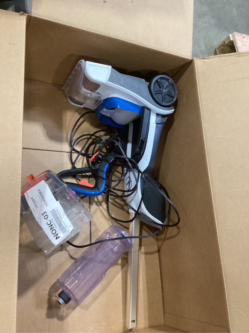 Condition photo showing As Is for Hoover PowerDash Pet Compact Carpet Cleaner Machine, Lightweight Carpet Shampooer Machine, Pair with a Hoover Carpet Cleaner Solution for a Bright, Refreshed Home