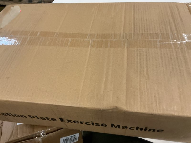 Condition photo showing New/Like New for Vibration Plate Exercise Machine, 130 Speeds Home Fitness Vibrating Plate for Lymphatic Drainage Weight Loss, 450 Lbs Capacity Full Body Workout Platform with Resistance Bands Bluetooth for Women Men