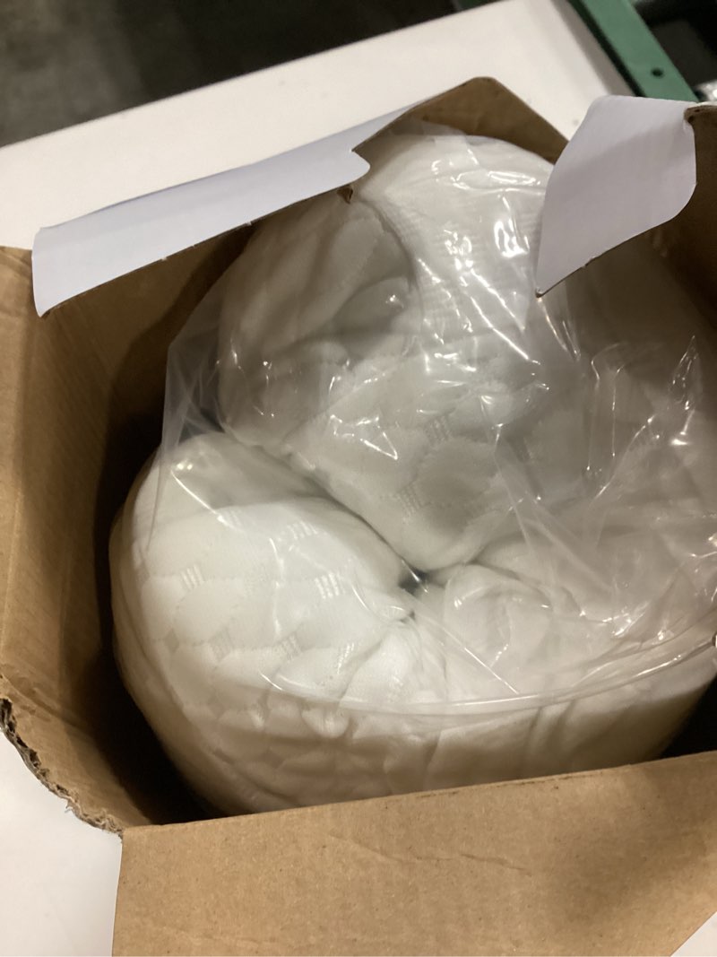 Condition photo showing Good Condition for Pain Relief Cervical Pillow for Neck Support,Adjustable Ergonomic Pillow Cozy Sleeping,Odorless Orthopedic Memory Foam Pillows,Contour Bed Pillow for Side Back Stomach Sleeper Queen Size-24.8''Lx14.96''Wx5.78''H White