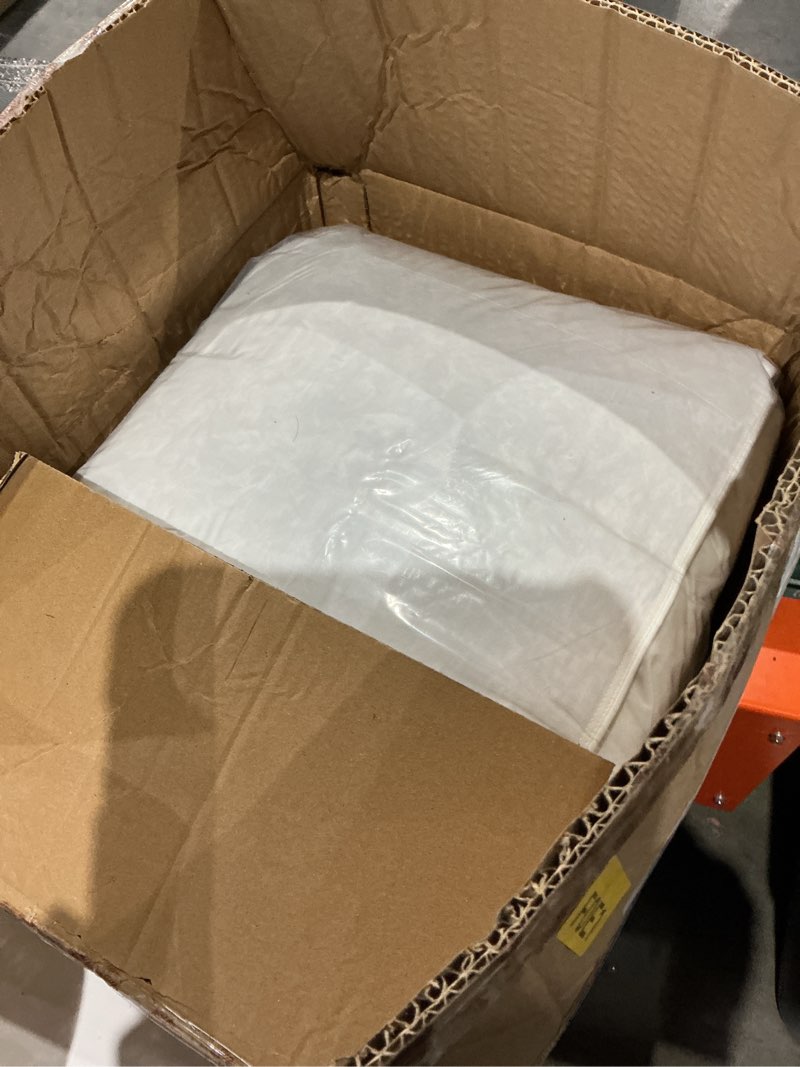 Condition photo showing Good Condition for luxury goose feather down comforter, queen size all seasons 100% organic cotton duvet insert, hotel collection comforter ultra soft 550+ fill power feather&down proof duvet insert (90"x90") white-all seasons queen