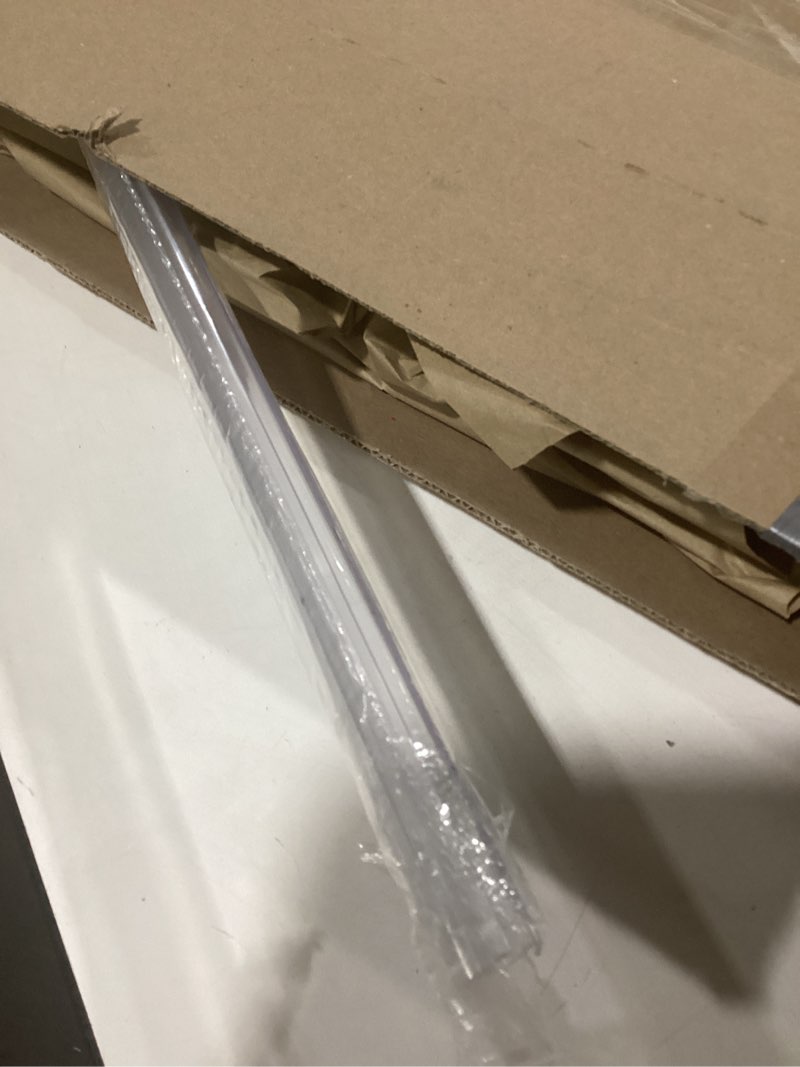 Condition photo showing Good Condition for Premium Frameless Shower Door Bottom Seal Strip for Glass Doors - Shower Door Seal Sweep (3/8” x 39”, Clear Vinyl)