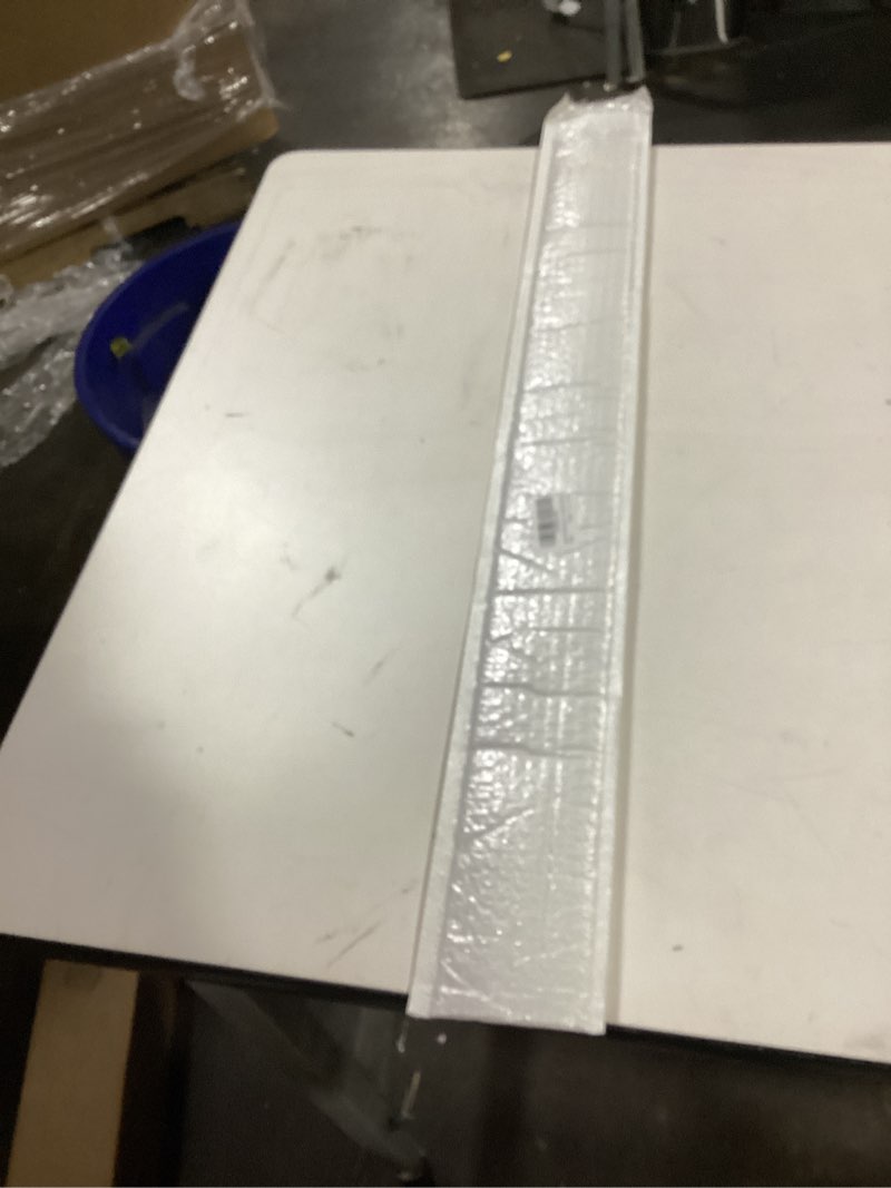 Condition photo showing New/Like New for 304 brushed stainless steel sheet gap filler, self-adhesive metal gap filler trim strip for wall oven/microwave combo/range/cooktop, 30" long, 1'' wide, 20ga thickness 1.0'' wide silver