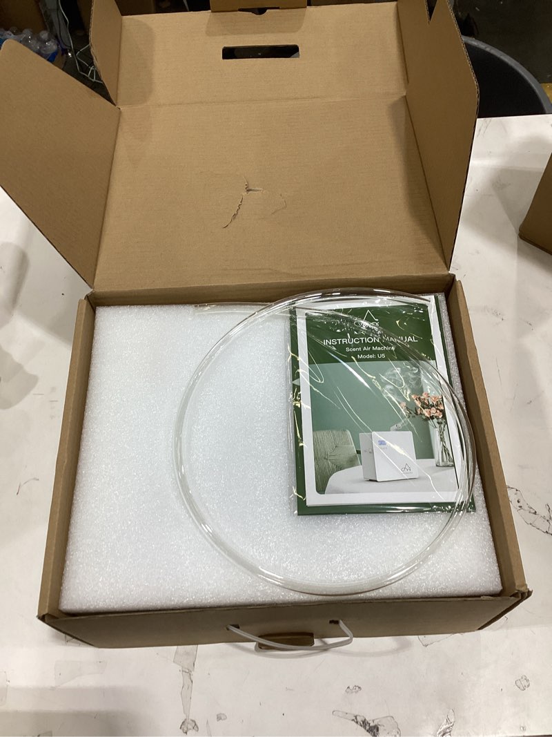 Condition photo showing New/Like New for 2025 Upgraded 3500 Sq.Ft Smart Scent Machine - HVAC System, Whole House Aroma & Hotel Collection Diffuser, Waterless Essential Oil Diffuser for Home, Office, 600ML Capacity, Cold Air Tech (White)