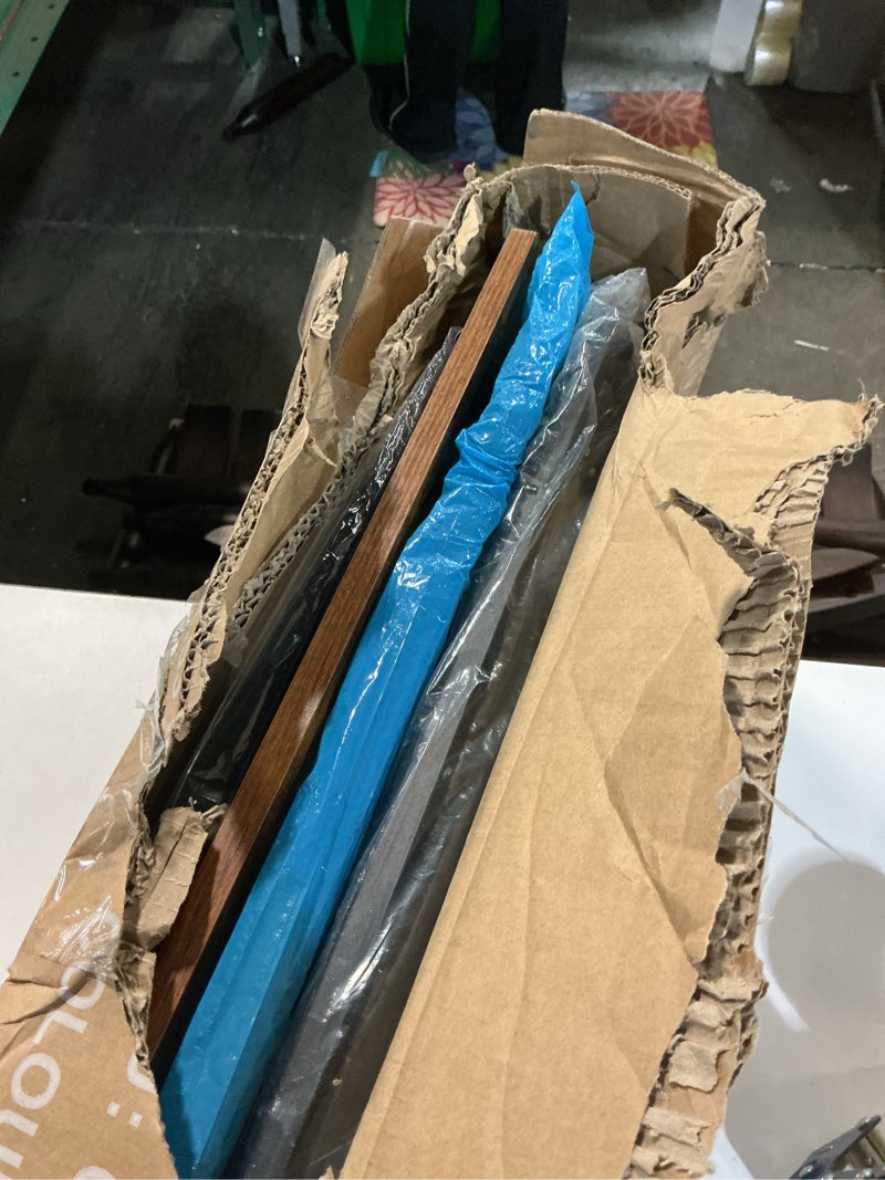 Condition photo showing Good Condition for DUMOS Dresser for Bedroom, Storage Organizer with 9 Drawers, Chest of Drawers with Fabric Bins, Sturdy Metal Frame, Wood Tabletop for Guest Room, Closet, Entryway, Brown Brown 11.8"D x 39.4"W x 39.4"H (9 Drawers)