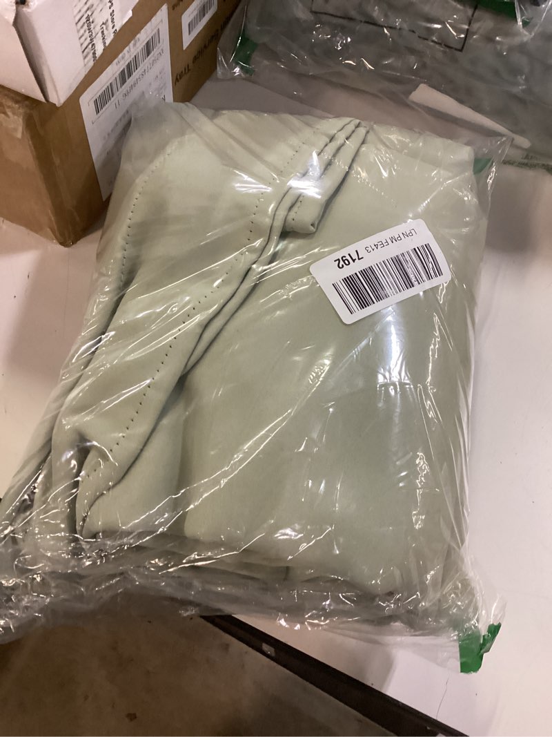 Condition photo showing Good Condition for H.VERSAILTEX Blackout Curtains Thermal Insulated Window Treatment Panels Room Darkening Blackout Drapes for Living Room Back Tab/Rod Pocket Bedroom Draperies, 52 x 84 Inch, Light Sage, 2 Panels 52\"W x 84\"L (Pack of 2) Light Sage