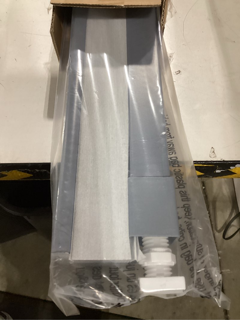 Condition photo showing Good Condition for LazBlinds Cordless Cellular Shades, No Tools No Drill Blackout Honeycomb Shades Pleated Blinds for Windows, 22.5'' W x 48'' H, Dark Grey Blackout-dark Grey 22 1/2'' W x 48'' H