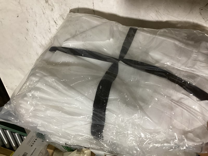 Condition photo showing Good Condition for jexine 100 pcs non woven bags reusable gift bag with handles shopping tote grocery goodie party treat bags favors(white)