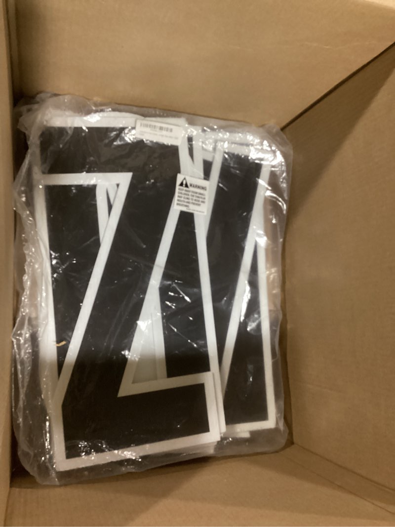 Condition photo showing Good Condition for victorystore yard letters: cut-out alphabet yard decoration, bebas 18 inch high, 26pcs (black 12529)