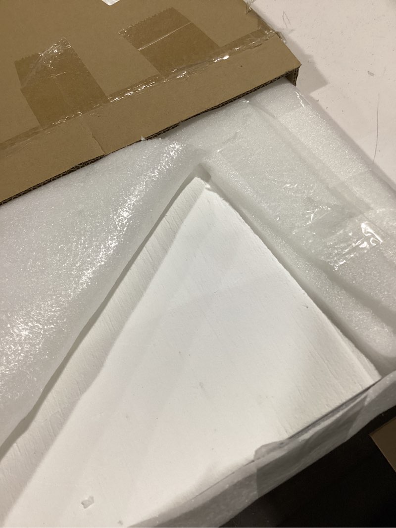 Condition photo showing Good Condition for maasechs ceramic fiber insulation board 0.47 x 18 x 24 inch 2300f ceramic white thermal insulation board for wood stoves fireplaces furnaces forges kilns pizza ovens