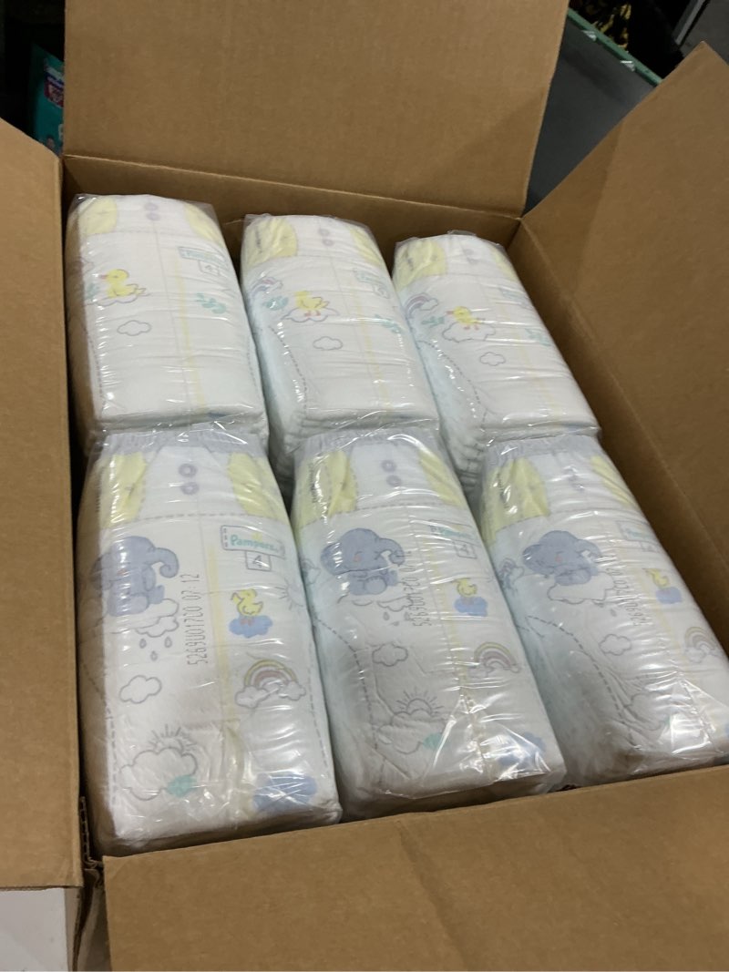 Condition photo showing Good Condition for Pampers Swaddlers Diapers Size 4  150 Count (Select for More Options)