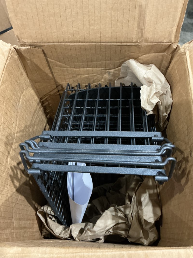 Condition photo showing Good Condition for gaokase 4 pcs stackable wire baskets for pantry organizers and storage,vegetable fruit basket for countertop,kitchen storage metal baskets,produce potato onion storage bin,black 1-black