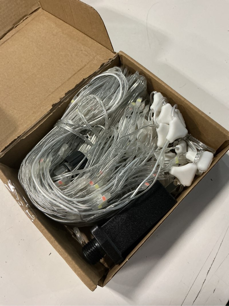 Condition photo showing New/Like New for leisure world american flag lights – 384 super bright leds, waterproof usa flag decoration for 250th anniversary, independence day (july 4th), memorial day, christmas & holiday party