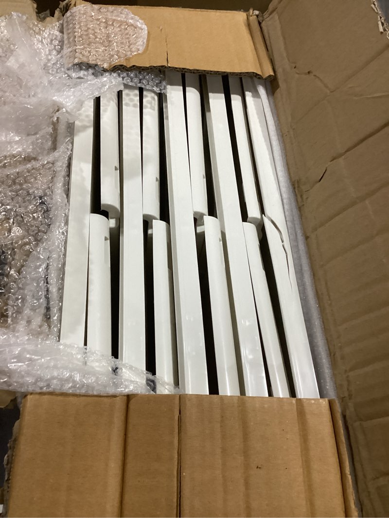 Condition photo showing As Is for 4 Pack Storage Bins with Lid - 11.8 Gal Foldable Stackable Storage Bins with Drawers - Closet Organizer and Storage Box - Plastic Drawer Storage for Bedroom Study Toy Room Office 48QT 4 Pack