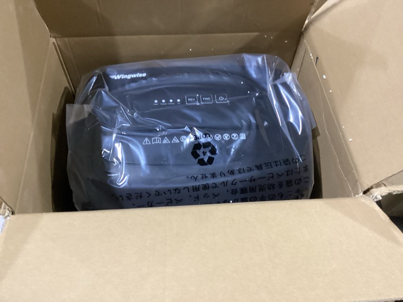 Condition photo showing Good Condition for Low Noise 48dB Paper Shredder for Home, 10-Sheet Micro Cut, P-5 High Security, CD/Credit Card Shredder, 7.9 Gallons Wastebasket, Black