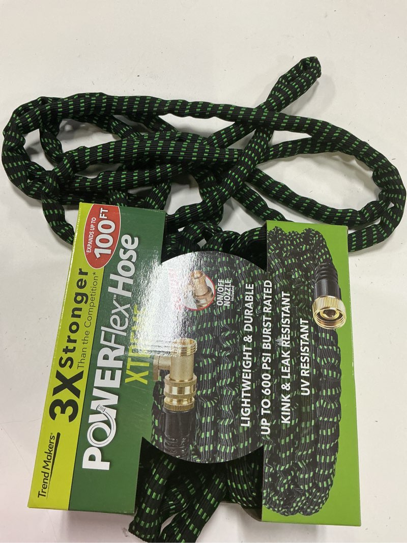 Condition photo showing Good Condition for flex-able hose flex-able xtreme hose 100ft - kink free, expandable, heavy duty, green