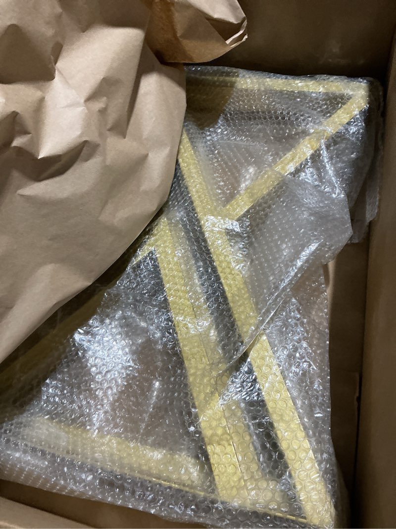 Condition photo showing Good Condition for MAIKAILUN Coffee Table Legs 16 inch Gold, Metal Table Legs Industrial Modern Bench Chair Base Heavy Duty Furniture Legs for End Table Side Table Set of 2 (16" H x 11.8" W)