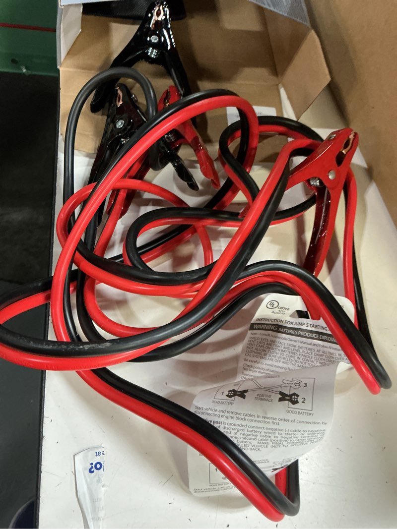 Condition photo showing Good Condition for everstart 12-foot 8-gauge heavy duty booster cables, 165 amps
