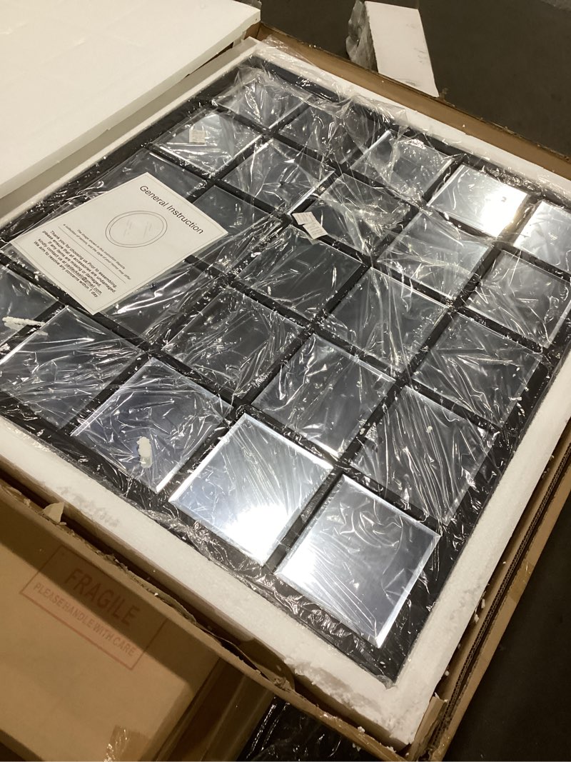 SQUARE GRID MIRROR 34x38