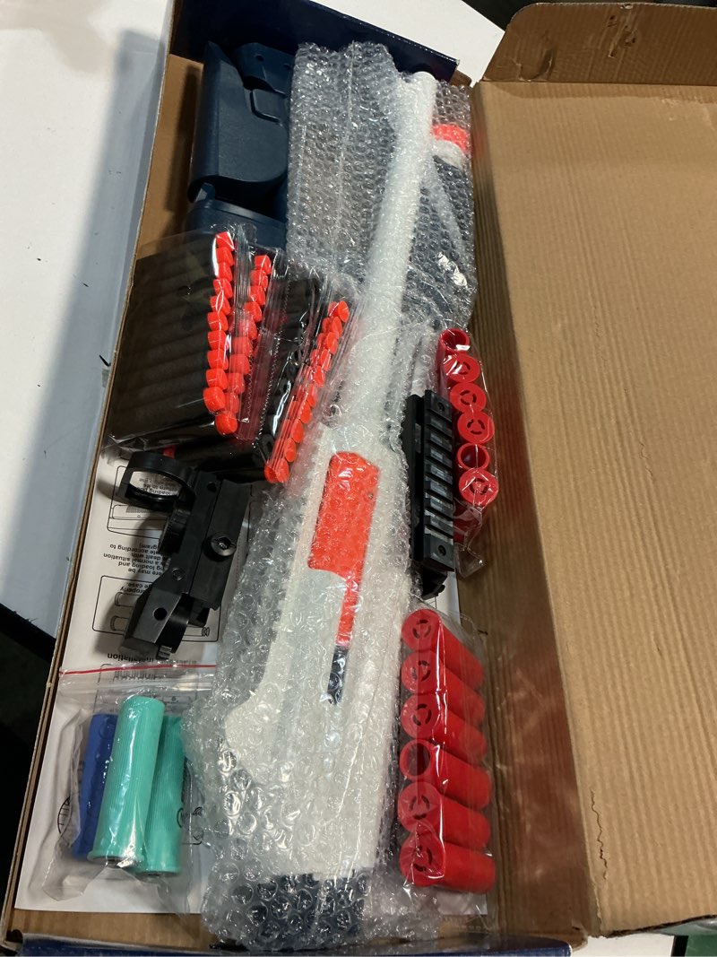 Condition photo showing Good Condition for Toy Gun Models Foam Blasters (33-Inch) Soft Bullet Shotgun,Empty Shell Ejecting Design [with10 Shell 40 Soft Darts] Perfect for Indoor and Outdoor Play