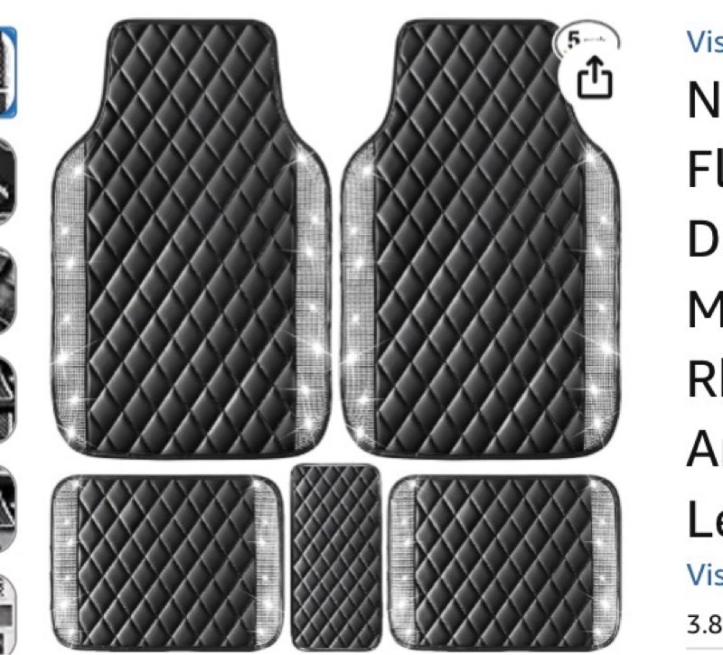 Leather Car Floor Mats Full Set