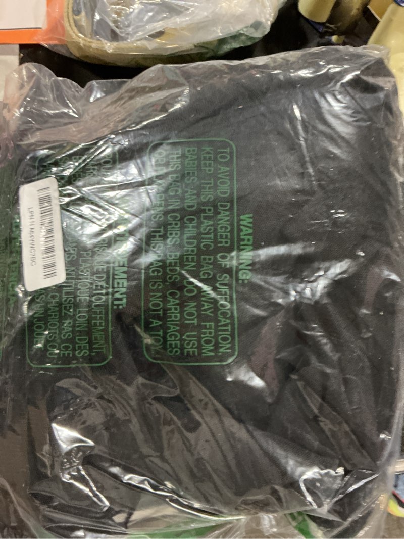 Condition photo showing Good Condition for Draphelle 10 x 10 Outdoor Black Tulle Backdrop Curtains Waterproof Voile Sheer Screen Breathable Mas