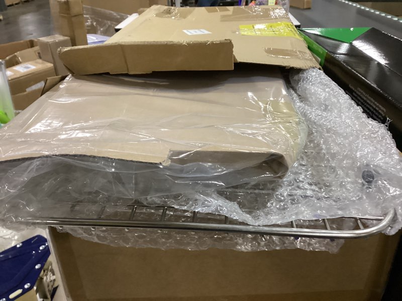 Condition photo showing As Is for Serene Valley Sink Bottom Grid 22" X 13", Centered Drain with Corner Radius 2", SVM2213C