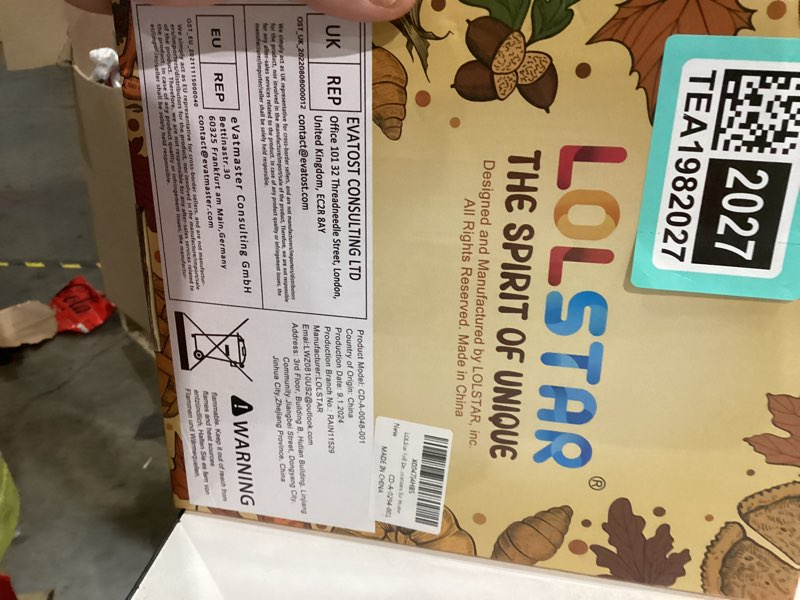 Condition photo showing New/Like New for LOLStar Fall Decor Window Lights 2025 Thanksgiving Decorations Acorn Maple Leaves Pumpkin LED Lights with Suction Cups Battery Operated(Exclusive) Slow Fade Mode Timer Autumn Decorations for Home Acorn, Maple leaves, Pumpkin