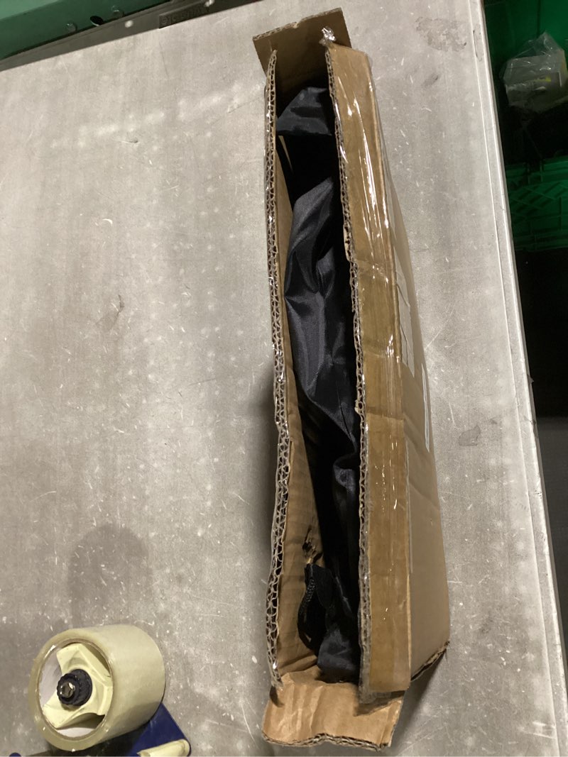 Condition photo showing Good Condition for 53.9" black easel stand for sign, heavy duty metal display easel with storage bag, adjustable art easel for wedding sign, painting, picture black dm 53.9 in