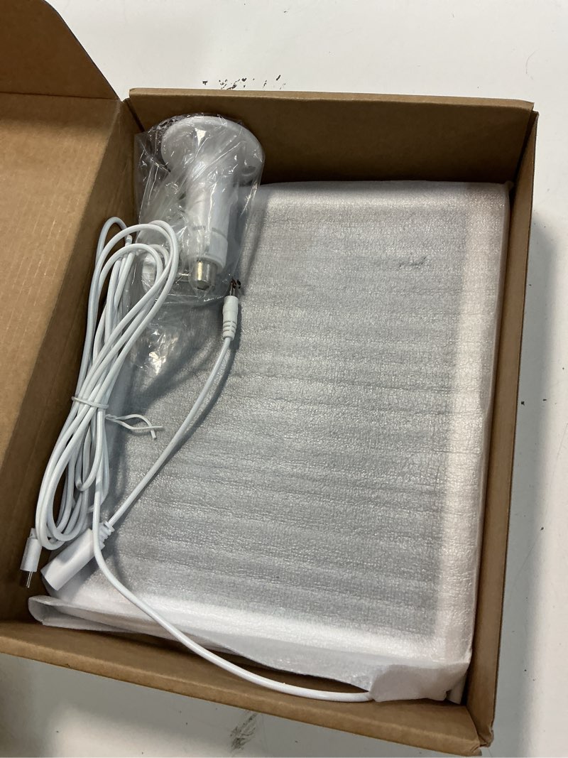 Condition photo showing Good Condition for 8w solar panel for ring camera, solar panel charger compatible with ring stick up cam/pro battery, spotlight cam/pro/plus battery, includes barrel plug to usb-c adapter, ip65 waterproof, 10ft cable 1 white